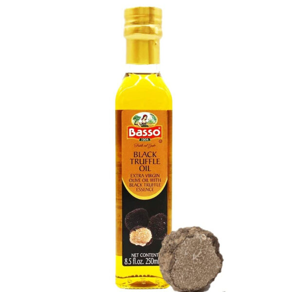 Black Truffle Oil, Large Bottle 8.5oz (250 ml) | BASSO