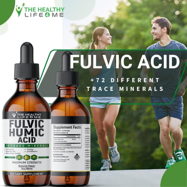 Liquid Fulvic Acid + Humic + Trace Minerals | Keto Supplement | pH Balance - Image 5