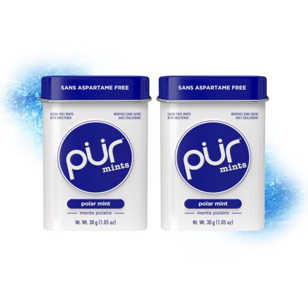 Xylitol Mints | PUR Natural Spearmint Flavored Sugar Free Mints 30 Pieces (Pack of 2) - Image 35